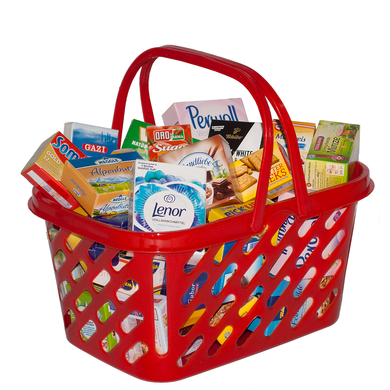 Tanner - El pequeño comerciante - Cesta de tendencias, roja