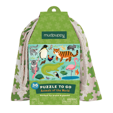 mudpuppy Puzzle To Go - les animaux de notre Planet fr