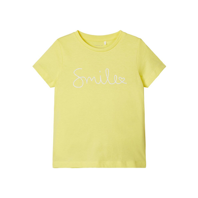 name it T-shirt NMFHALLU Lime light