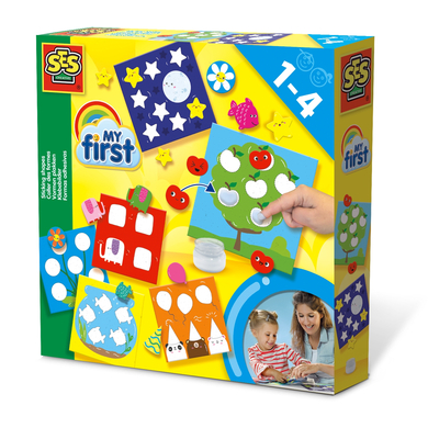 SES Creative® Jeu de collage de formes enfant My first