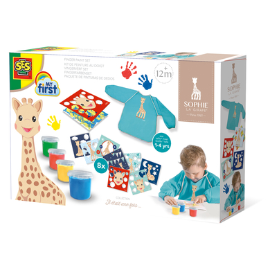 SES Creative® Kit de peinture à doigt enfant My first