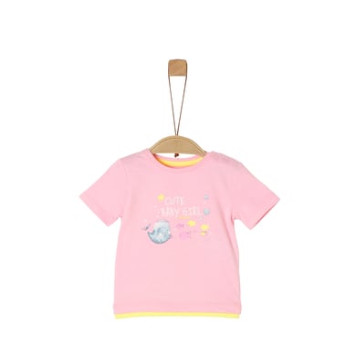 s. Olive r Camiseta rosa. yellow