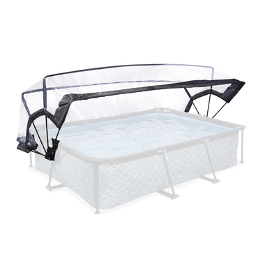 EXIT Dôme de piscine tubulaire rectangulaire 300x200 cm