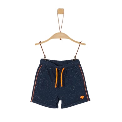 s. Olive r Shorts melange azul oscuro