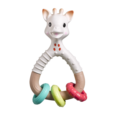 Vulli Hochet Natur'rings Sophie la girafe® So'Pure multicolore