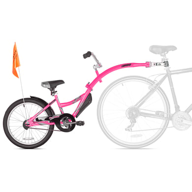 WeeRide Remolque de bicicleta para niños Tandem Copilot Pink