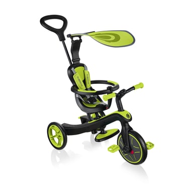 globber triciclo evolutivo 4 en 1 explorer trike verde lima