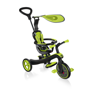 Globber Tricycle draisienne évolutif Explorer Trike 4en1, lime