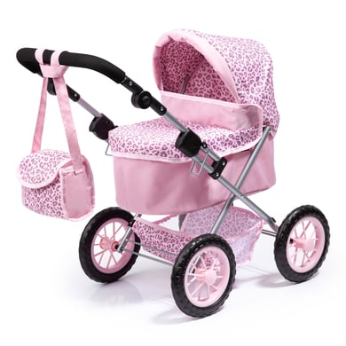 BAYER DESIGN Carrito de muñecas Trendy leopard rosa