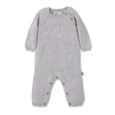 Sterntaler Combinaison pyjama enfant mailles mélange gris clair