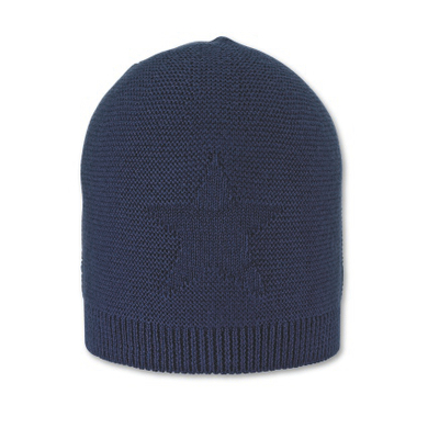 Sterntaler Casquette tricotée marine