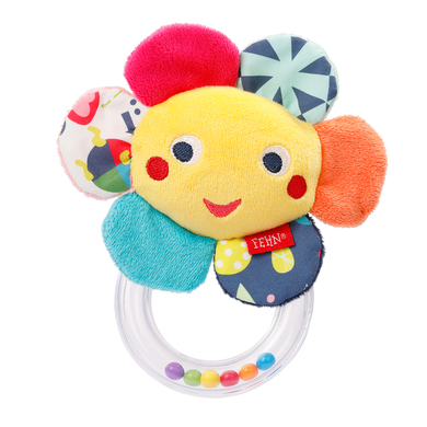 fehn ® Flower rattle ring FÄRG Friends