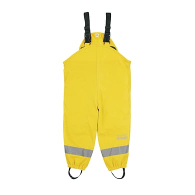 Levně Sterntaler kalhoty do deště lemované žlutou barvou