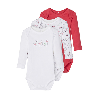 name it Body enfant NBFBODY claret red lot de 3