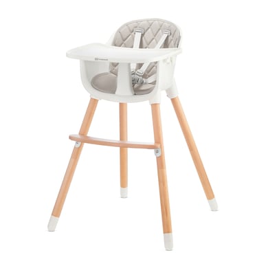 Kinderkraft Chaise haute enfant évolutive Sienna bois gris