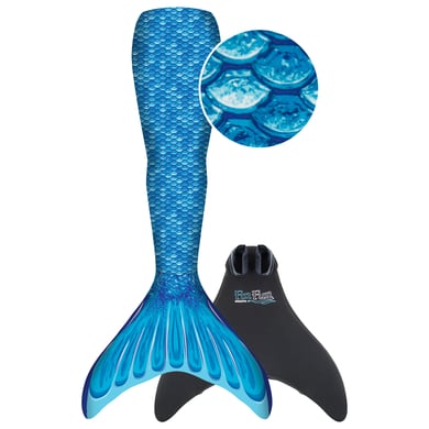 XTREM Toys and Sports Cola de sirena para niña FIN FUN Original L/XL azul