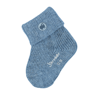 Sterntaler Chaussettes pour bébé bleu moyen mélangé