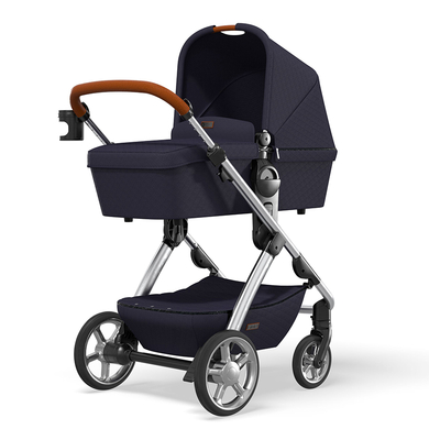 MOON Poussette duo combinée 2en1 N°ONE grey/navy collection 2021