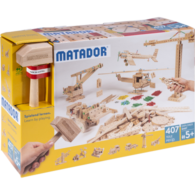 MATADOR® Jeu de construction Explorer E407 bois