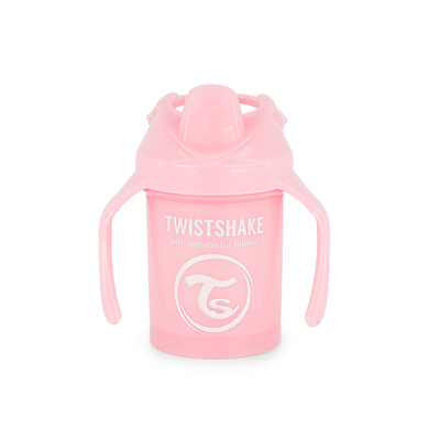 TWIST SHAKE pohárek Mini Cup 230 ml 4+ měsíce pastelově růžový