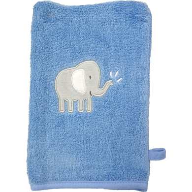 HÜTTE & CO Gant de toilette enfant airblue lot de 2