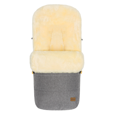 fillikid Chancelière pour poussette universelle hiver Bernina agneau mélange gris clair/naturel
