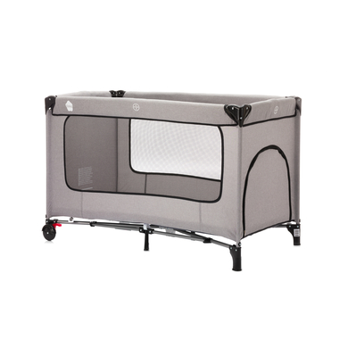 fillikid Lit parapluie matelas confort mélange gris clair 60x120 cm