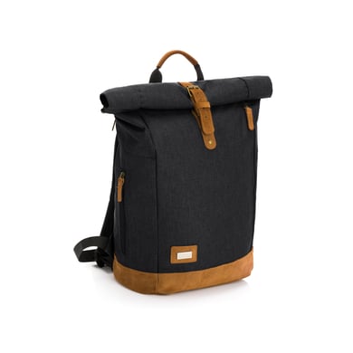 fillikid Mochila cambiador Rolltop Berlin Black Melange