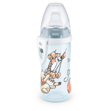 NUK Biberon Active Cup Winnie l'ourson PP 300 ml, bleu