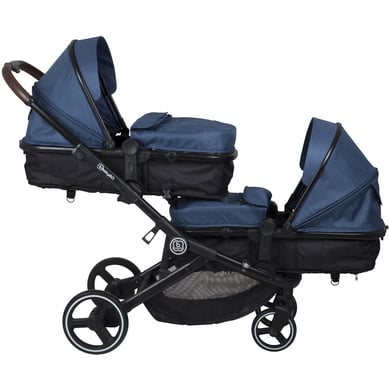 babygo carrito gemelar twiner blue