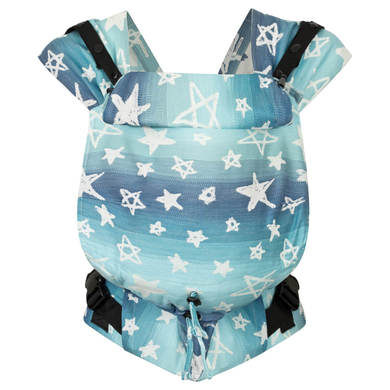 Hoppediz Porte-bébé pour nouveau-né Primeo Jacquard Singapur Blue