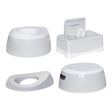 Luma® Babycare Kit réducteur de toilettes et pot enfant Light Grey