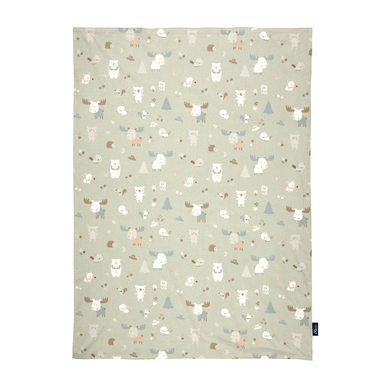 Alvi® Couverture bébé Jersey Baby Forest 75x100 cm
