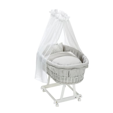 Image of Alvi ® culla completa Birth e bianco Aqua Dot059