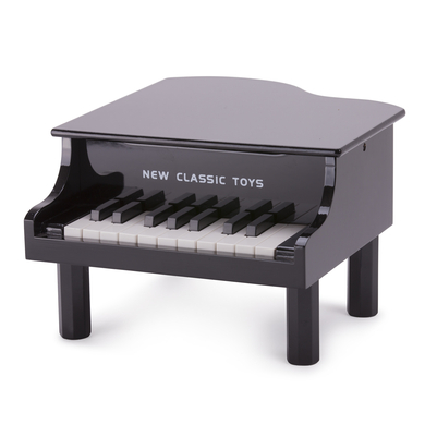 new class ic toys piano de cola - negro - 18 teclas