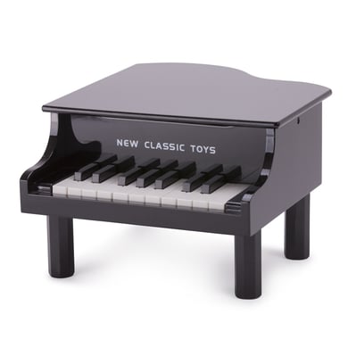 New Classic Toys Piano à queue enfant 18 touches bois noir