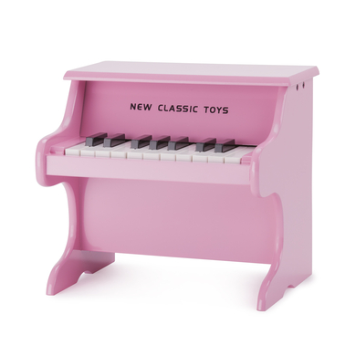 New Classic Toys Piano enfant 18 touches bois rose