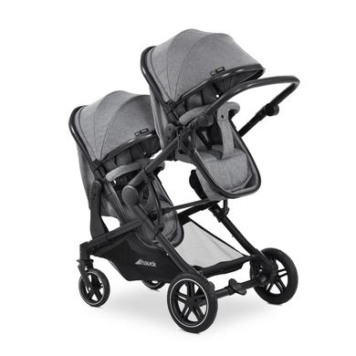 Image of hauck Passeggino gemellare Atlantic Twin Melange grigio059