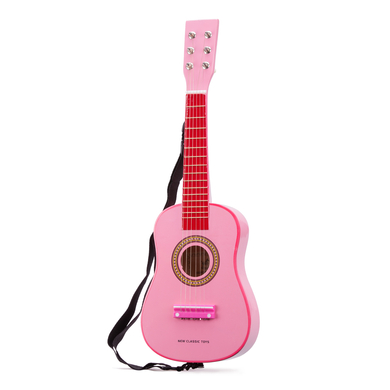 New Classic Toys® Toys Guitare enfant bois rose