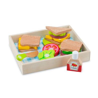 New Classic Toys Sandwich à découper enfant bois