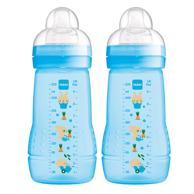 MAM Babyflaska Easy Active ™ 270 ml, kanin i dubbelförpackning