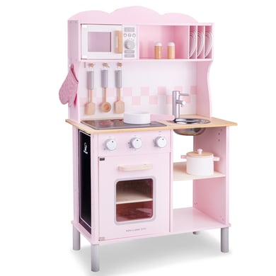 Image of New Classic Toys Cucina giocattolo - Modern con piano cottura rosa