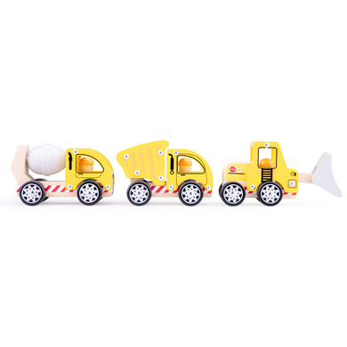 New Classic Toys® New Classic Toys Baufahrzeuge Set – 3 Fahrzeuge 11948