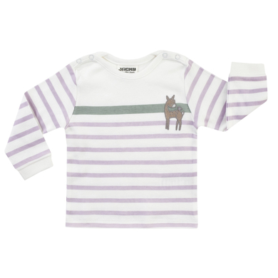 JACKY Camisa de manga larga WOODLAND TALE off- white / rayas