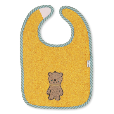 Sterntaler Bavoir à scratch enfant Ben jaune