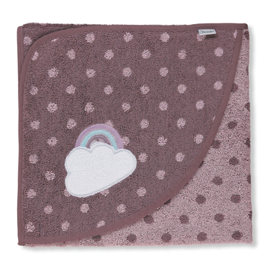 Sterntaler Cape de bain enfant Pauline poney violet clair 100x100 cm