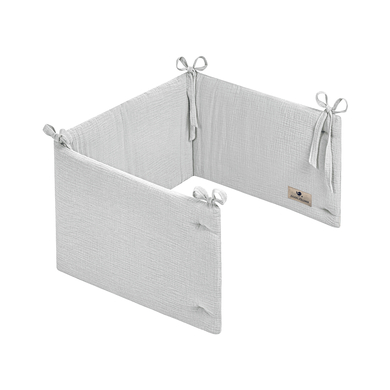 JULIUS ZÖLLNER Tour de lit bébé Terra gris 180x35 cm