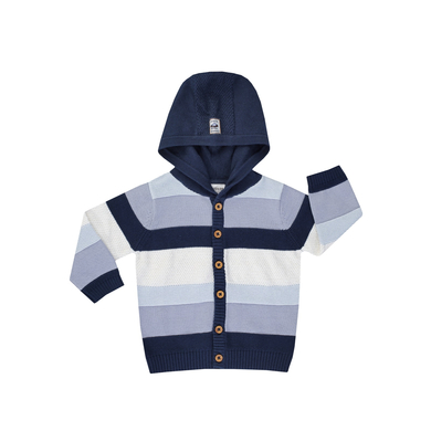 JACKY Cardigan tricoté avec capuche SPACE JOURNEY bouclé