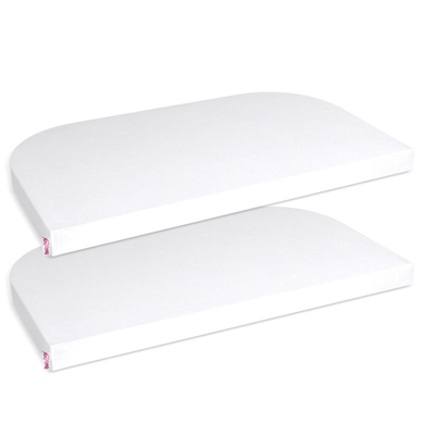 babybay Sábana bajera jersey para el modelo Original blanco 2 unidades
