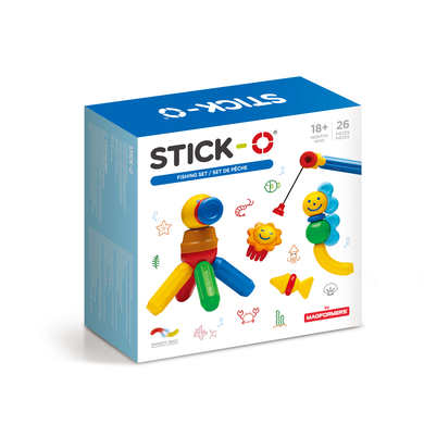 MAGFORMERS ® Jeu de construction magnétique enfant STICK-O Set Fishing 26 pièces